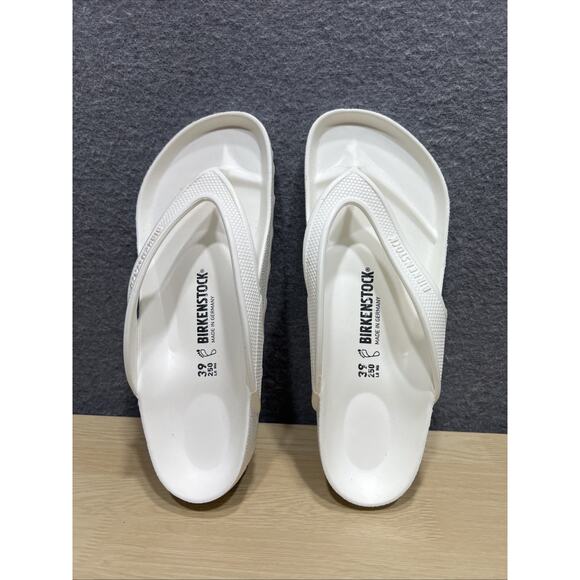 Birkenstock Honolulu EVA Sandals Thong Flip Flops White Fog Womens Size 39 New - Picture 2 of 4